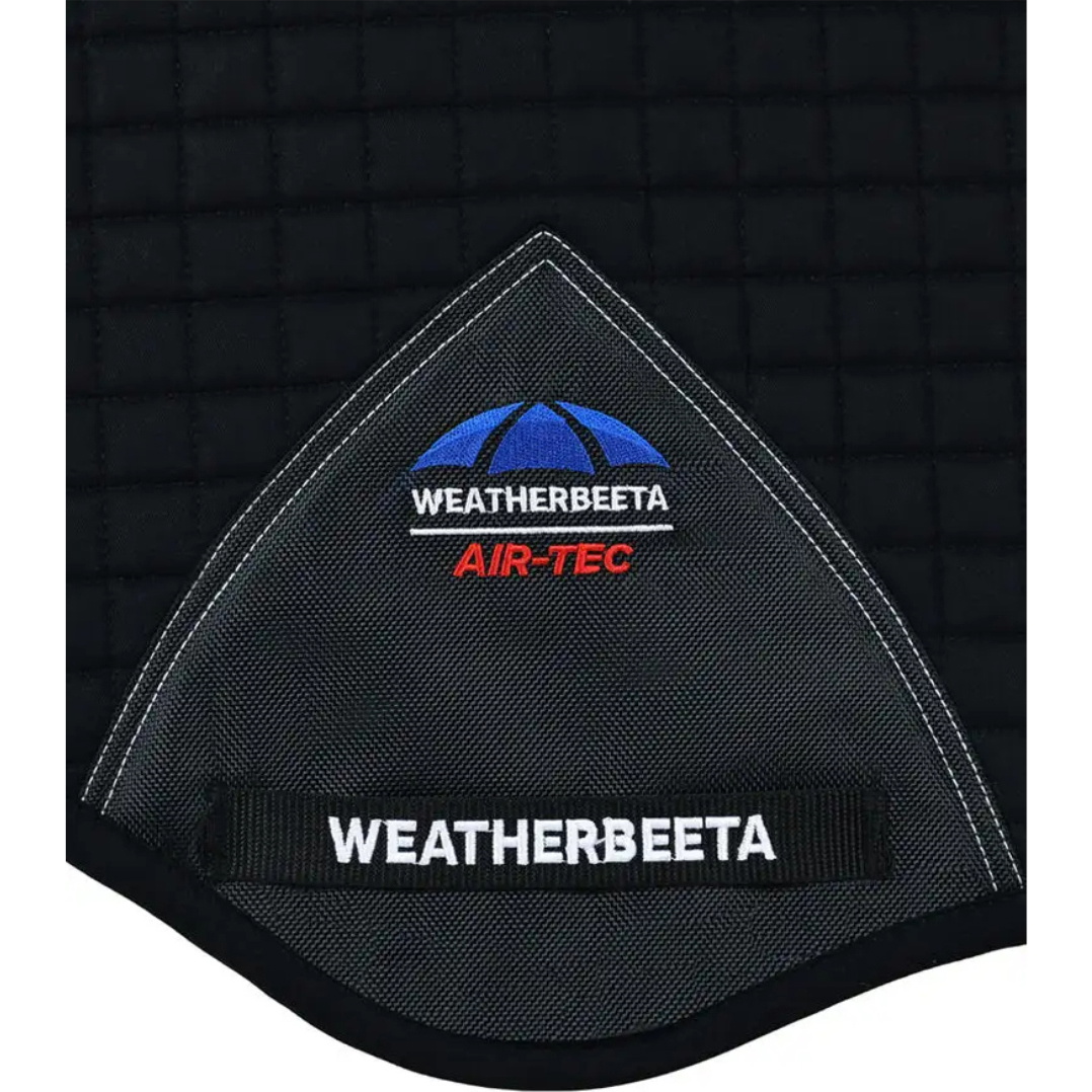 2025 Weatherbeeta Prime Air-Tec Jump Shaped Saddle Pad 1028251 - Black